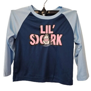 Hurley Blue Shark Rashguard- 1 of 3 Piece Set Baby Size 24M